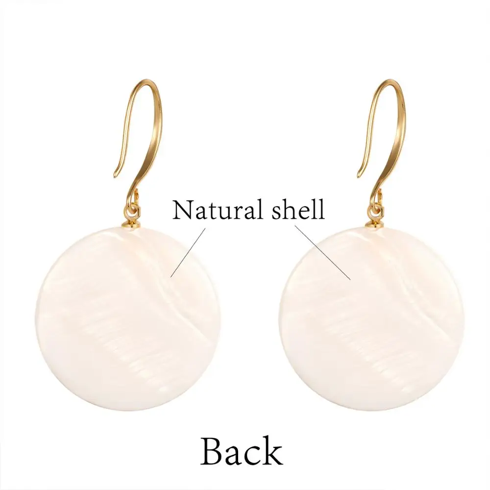 YMSHIPIN натуральный пресноводный жемчуг Висячие серьги ювелирные изделия 2019