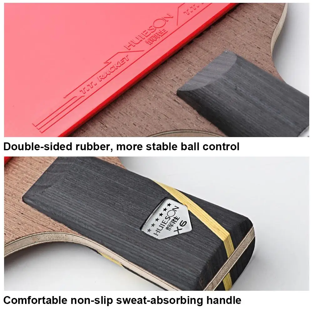 Прочная деревянная карбоновая игровая площадка Спортивная ракетка для