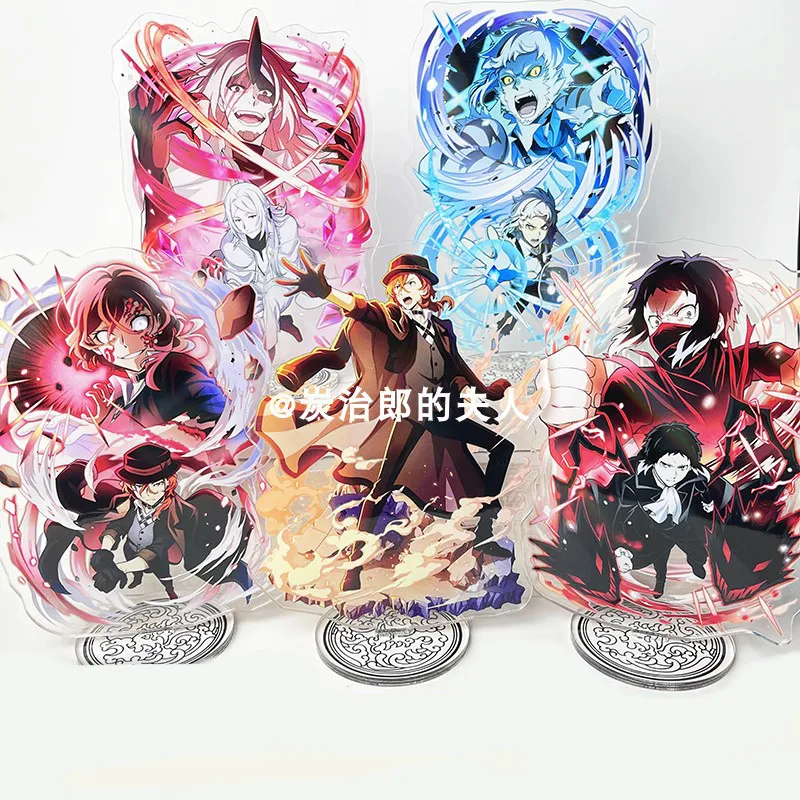 

Аниме Бунго бродячие собаки накажима Атсуси дазай Осаму подставка фигурка модель пластина акриловый мультяшный стол Декор Мультяшные игру...