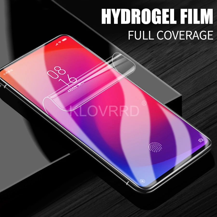 Полное покрытие протектор экрана Гидрогелевая пленка наклейка для huawei Honor 9X Pro 20