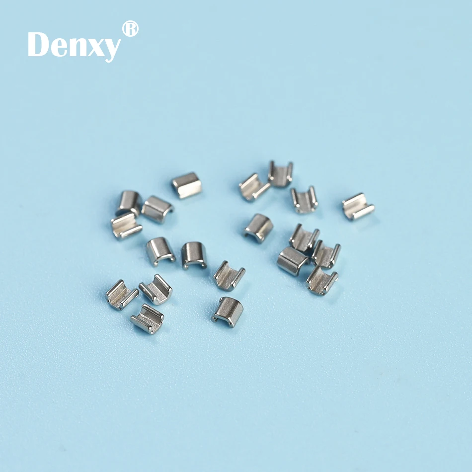 Denxy 100pcs 018 Высококачественная Ортодонтическая опора из нержавеющей стали для