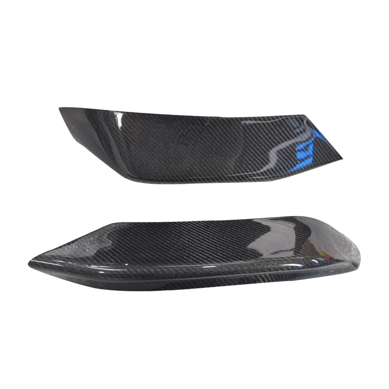 2 шт. диффузор для переднего бампера автомобиля из натурального углеродного