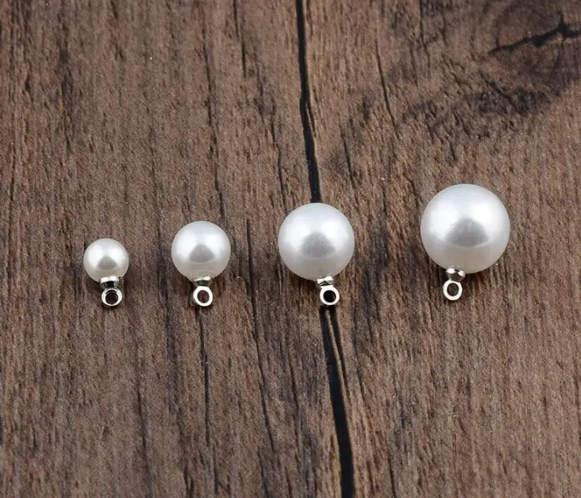 Модные белые стеклянные бусины ручной работы сделай сам ювелирные изделия