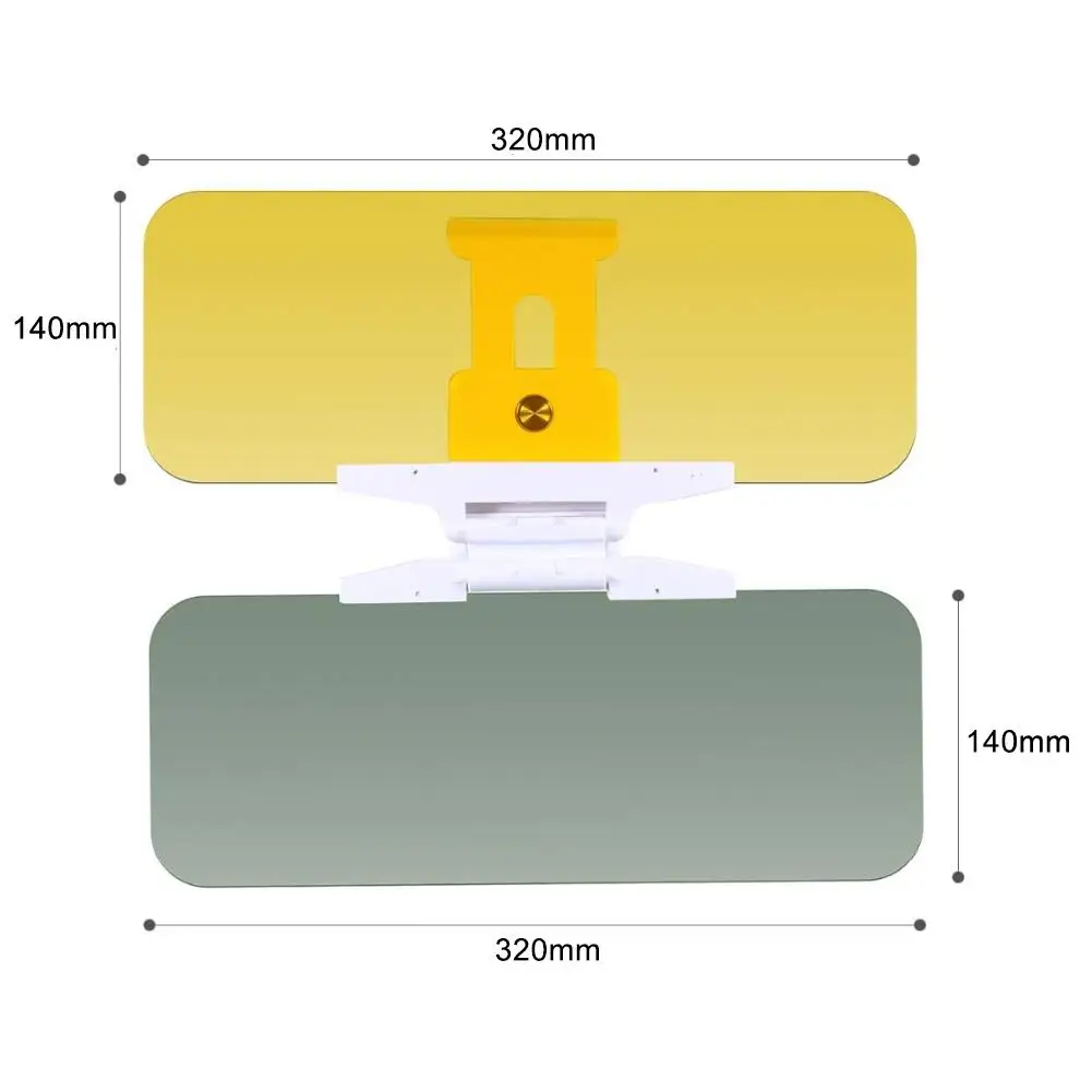 

Car Day Night Sun Protection Visor Panel Glare Reduction Anti-UV Extender