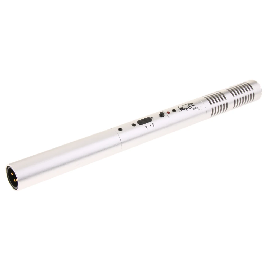 Профессиональный Металлический кардиоидный конденсаторный микрофон для