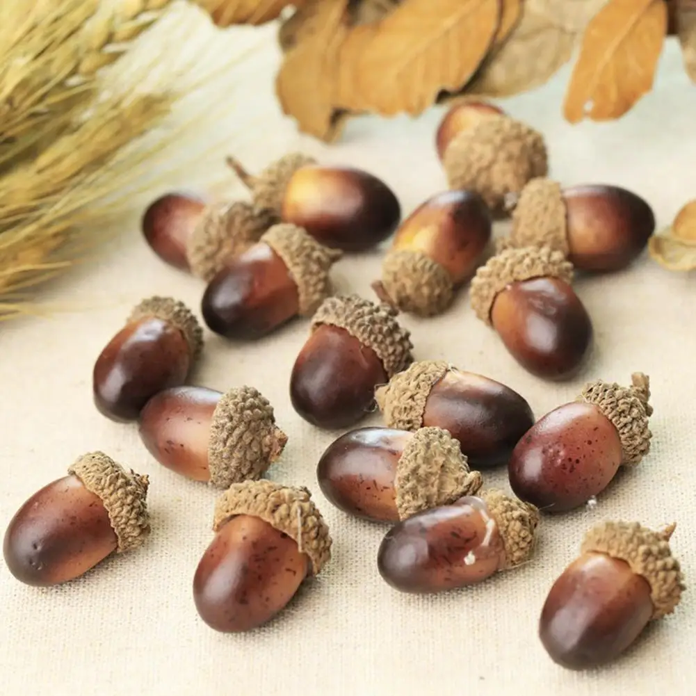 20 шт. 3 см пенные сосновые конусы Мини искусственная пена фрукты желуди овощи