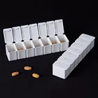 1 шт. коробка для таблеток 7 дней на неделю коробка для таблеток контейнер для лекарств органайзер для хранения Контейнер