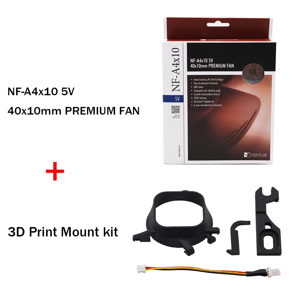 

2021 3D Print Fan Mount Kit Mini 3D Printer Acces for SEGA Dreamcast DC console with NF-A4x10 5V Premium Fan