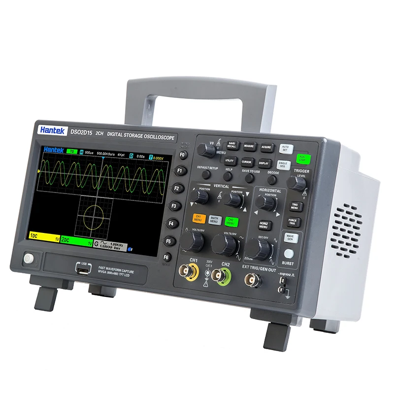 Цифровой осциллограф Hantek DSO2C10 2C15 2D10 2D15 двухканальный 100 м 150 1 ГГц/с | Инструменты