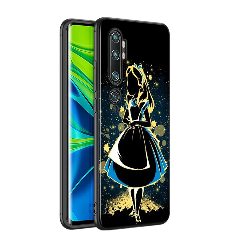 Cover Elsa Ariel Princess For Xiaomi Mi 12 11 10 11T 10T 9T 9 8 Note 10 Ultra Pro Lite TPU Soft Silicone Black Phone Case Funda
