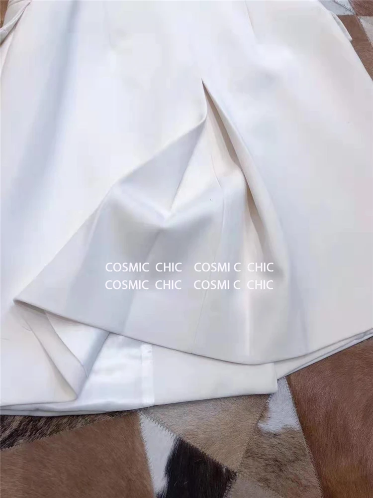 Comicchic женское офисное осенне-зимнее платье Doule Button Blazers короткие платья без рукавов модное платье-жилет Vestidos