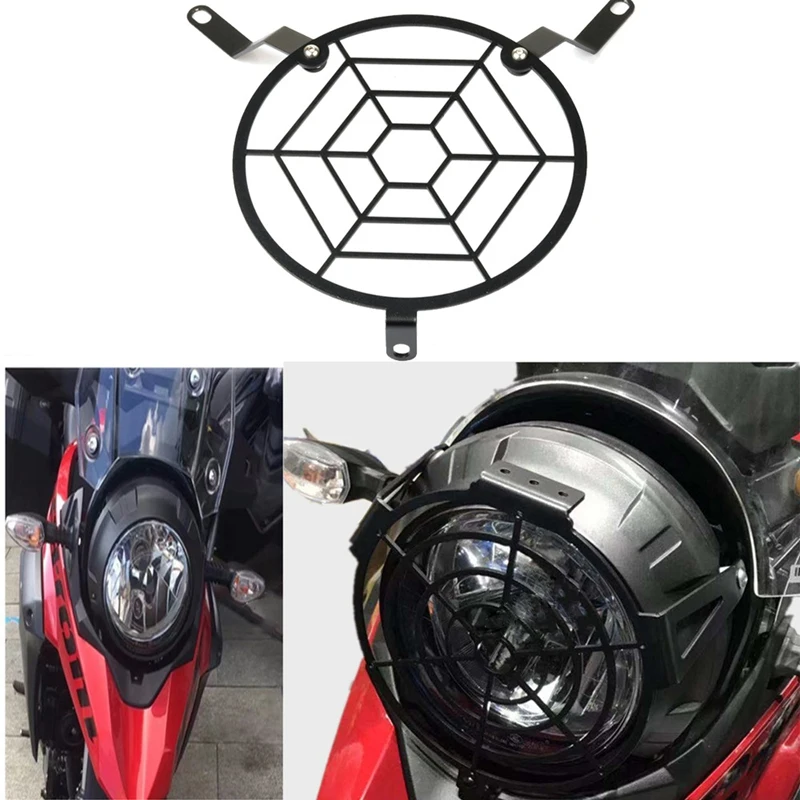 

Мотоцикл с ЧПУ головной светильник Гриль Крышка головной светильник защита фары гвардии для SUZUKI DL250 V-Storm 250