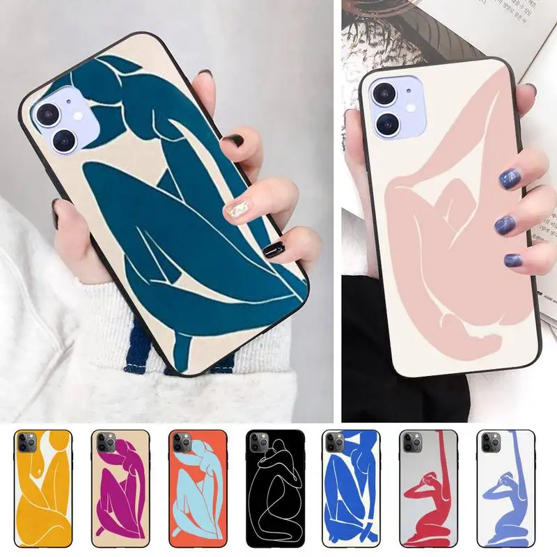 Линия для тела чехол телефона iphone XS 11 11Pro 5 5s SE 6 6s плюс 7 8 2020 чехол|Чехлы-накладки| |