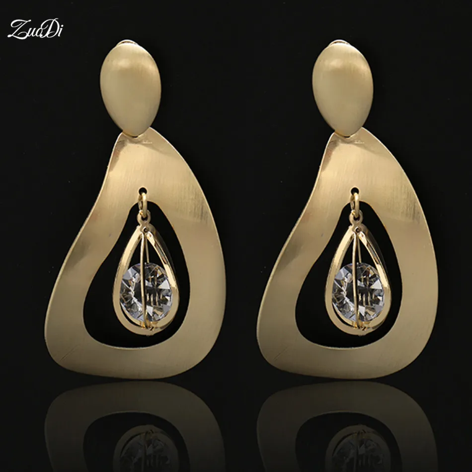 

ZuoDi Cute Romantic Jewelry Brand Earrings Long Drop Dangle Earrings For Women Water Balls Earrings For Party Wedding Daily