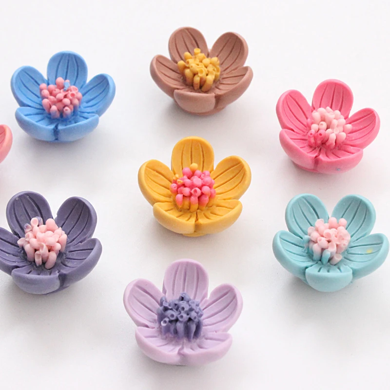 5 шт. креативные Цветочные наклейки на холодильник в форме чаши Флорес мини