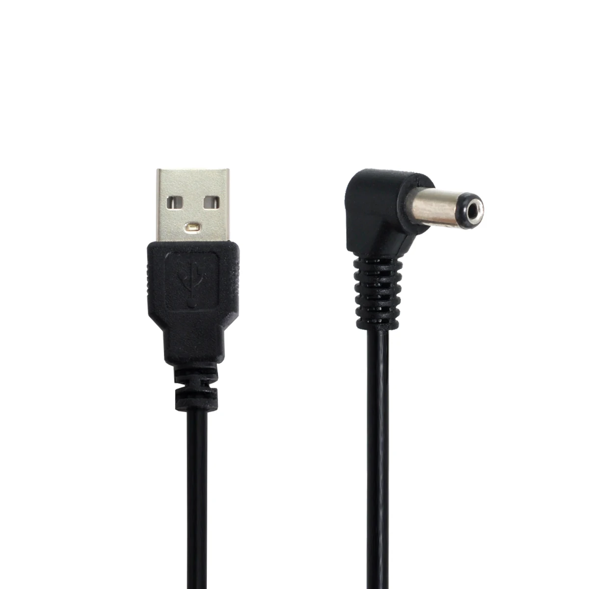 

Chenyang 80cm USB 2.0 A Type Male to Right Angled 90 Degree 5.5 x 2.1mm DC 5V Power Plug Barrel Connector Charge Cable