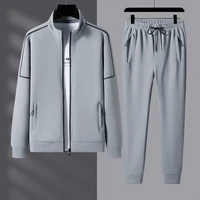large size 7xl tracksuits men running set casual sport jackets pants sweatshirt sportswear track suits male gym suits
