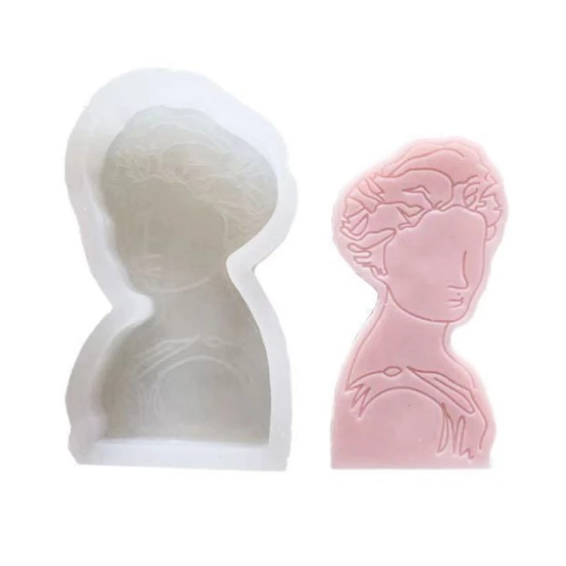 

3D Portrait Resin Molds DIY Mould Craft Making Mold Tools Suitable for Aromatherapy Candle Plaster Cake Decorations