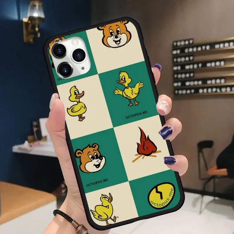 

The story of the little bear little duck Phone Case for iPhone 11 12 pro XS MAX 8 7 6 6S Plus X 5S SE 2020 XR Soft silicone