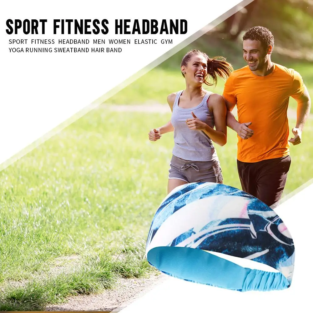 

Sports Headband with Lycra Ventilation Sweat Absorption and Antiperspiration Basketball Fitness and Running Headband