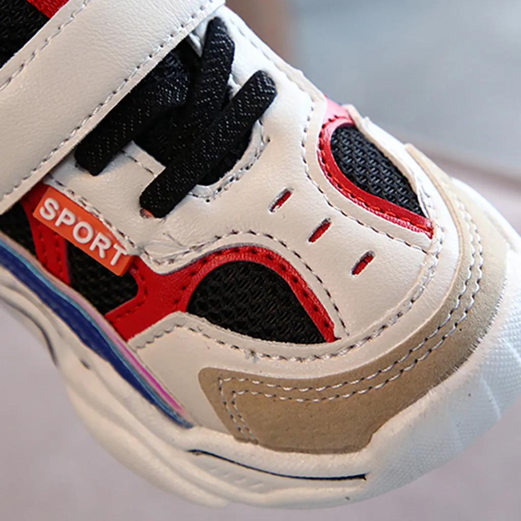 Весенняя повседневная обувь для маленьких девочек и мальчиков нескользящая с