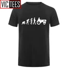 Мужская Новая летняя модная футболка с изображением эволюционного трактора, хлопковые футболки для новорожденных, футболки, футболки