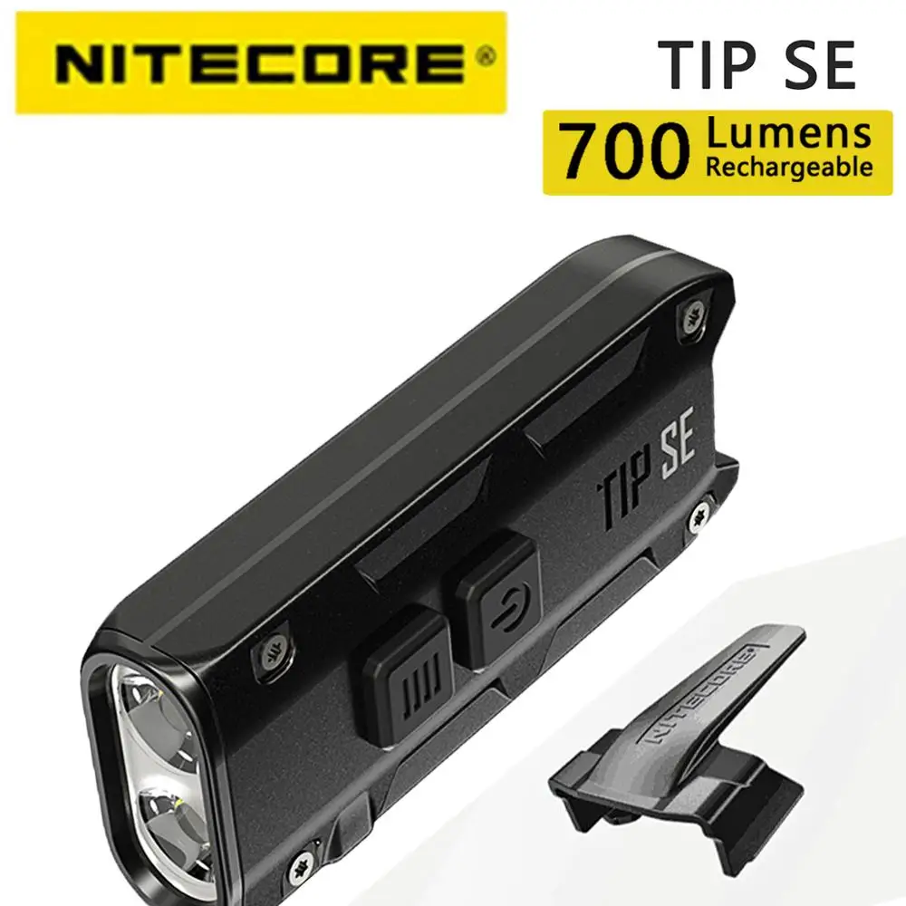 NItecore наконечник SE Перезаряжаемые Мини Вспышка светильник 700 люмен 2X P8