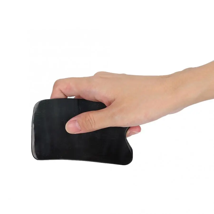 Массажер для тела бык рога соскабливающая доска массаж лица шеи снятия боли в