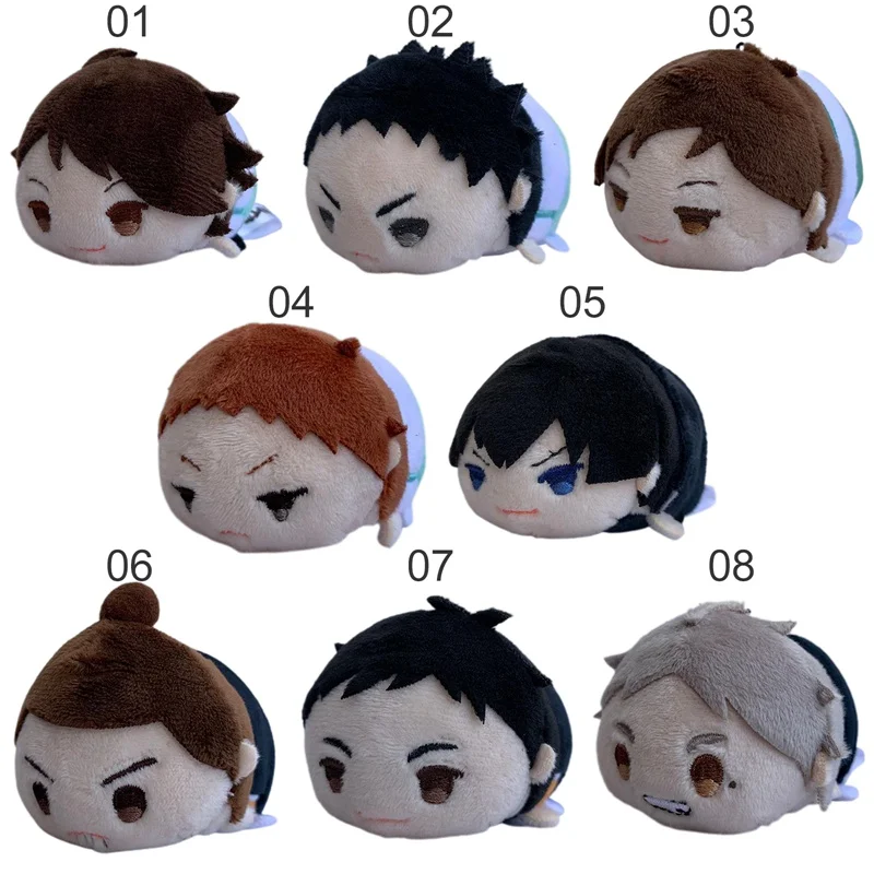 Новый плюшевый брелок с рисунком в виде аниме для ключей Haikyuu Hinata Shoyo Tobio Oikawa toory