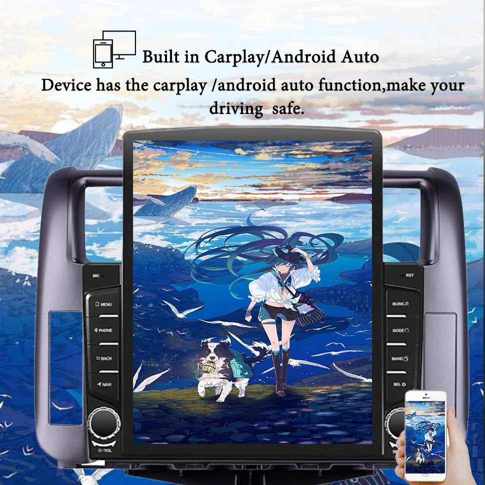 4G LTE Android 10 0 для Toyota Land Cruiser Prado 150 2010 2011 2012 2013 мультимедийный стерео автомобильный