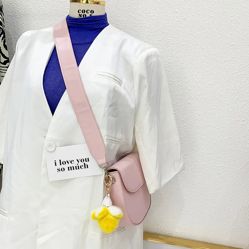 Женская сумка с подвесками из натурального меха норки брелок мини-банан милый