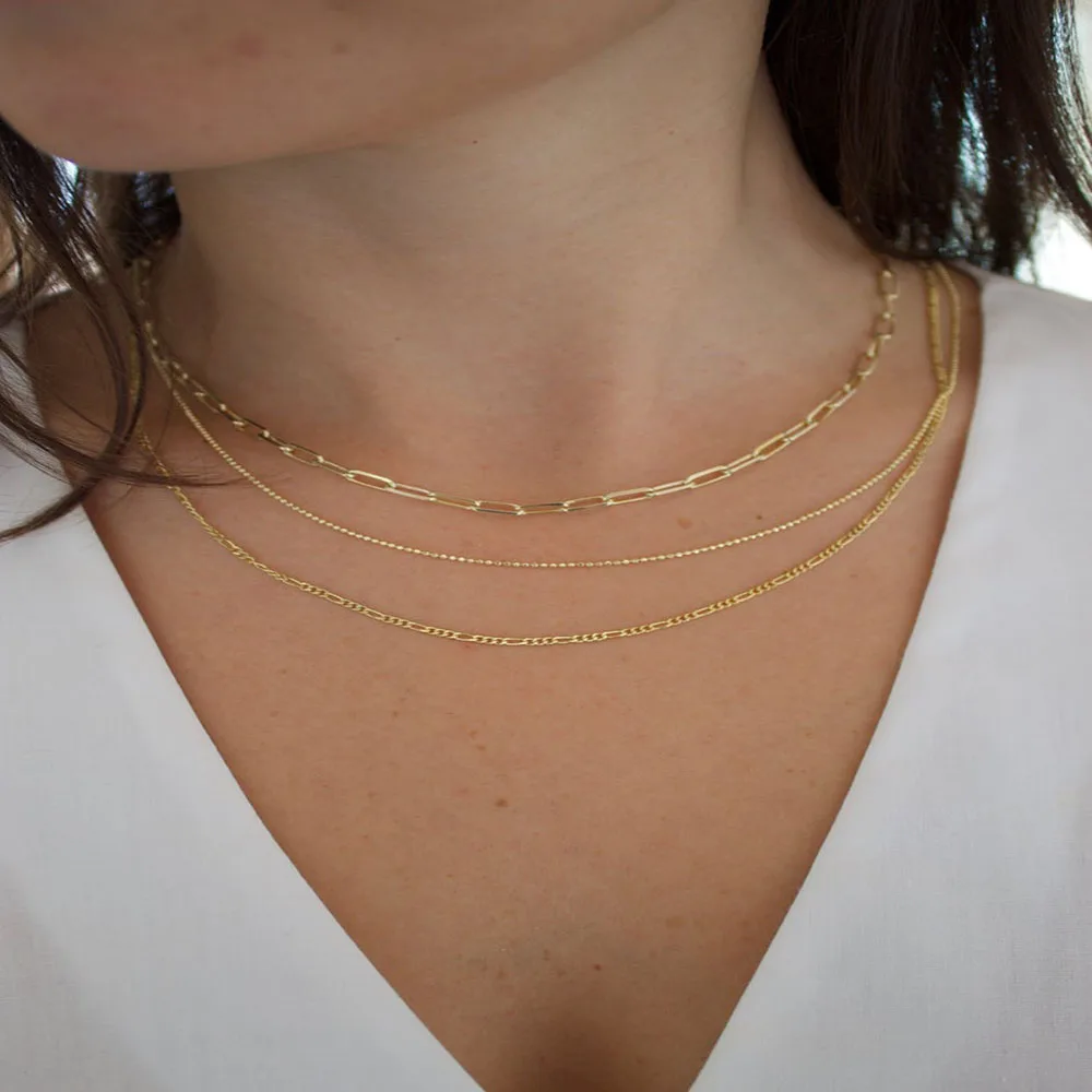 Bohemian ethnic style metal 3-layer chain necklace 2020 fashion multi-layer jewelry factory direct selling price is cheap | Украшения и