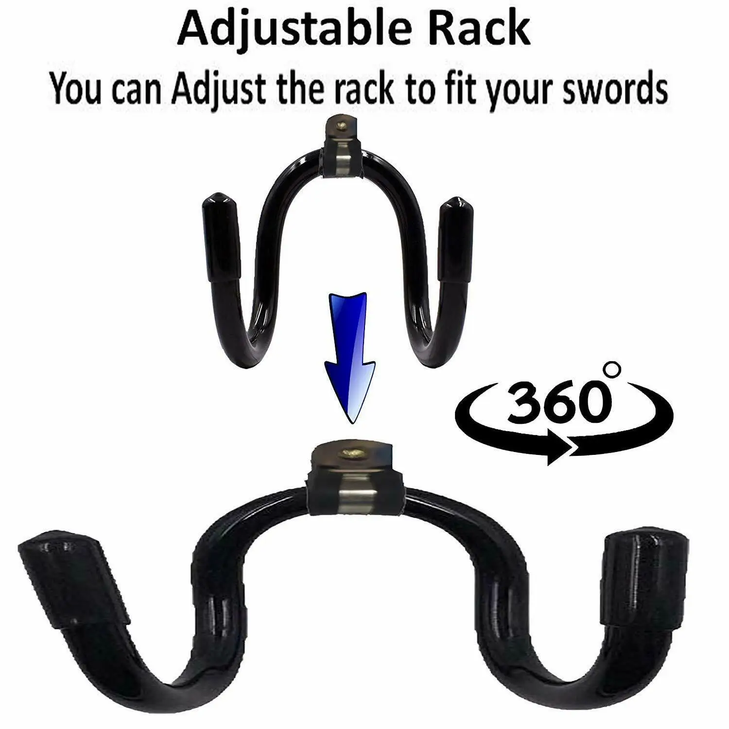 4 вертикальный/горизонтальный держатель-подставка для катаны самурайского меча