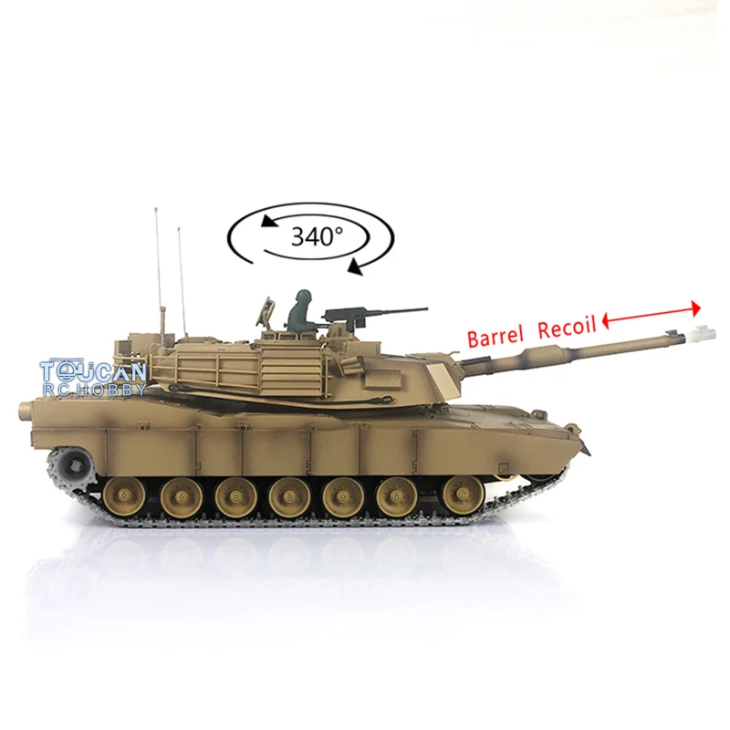 Американский запас 2 4G Heng Long 1/16 TK 6 0 S Модернизированный металлический M1A2 Abrams