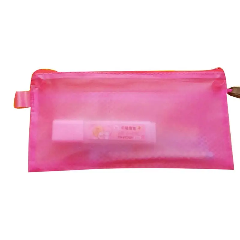 A4/A5/A6/B5 прозрачная двойная сетка молния ПВХ Сумка для документов офисные