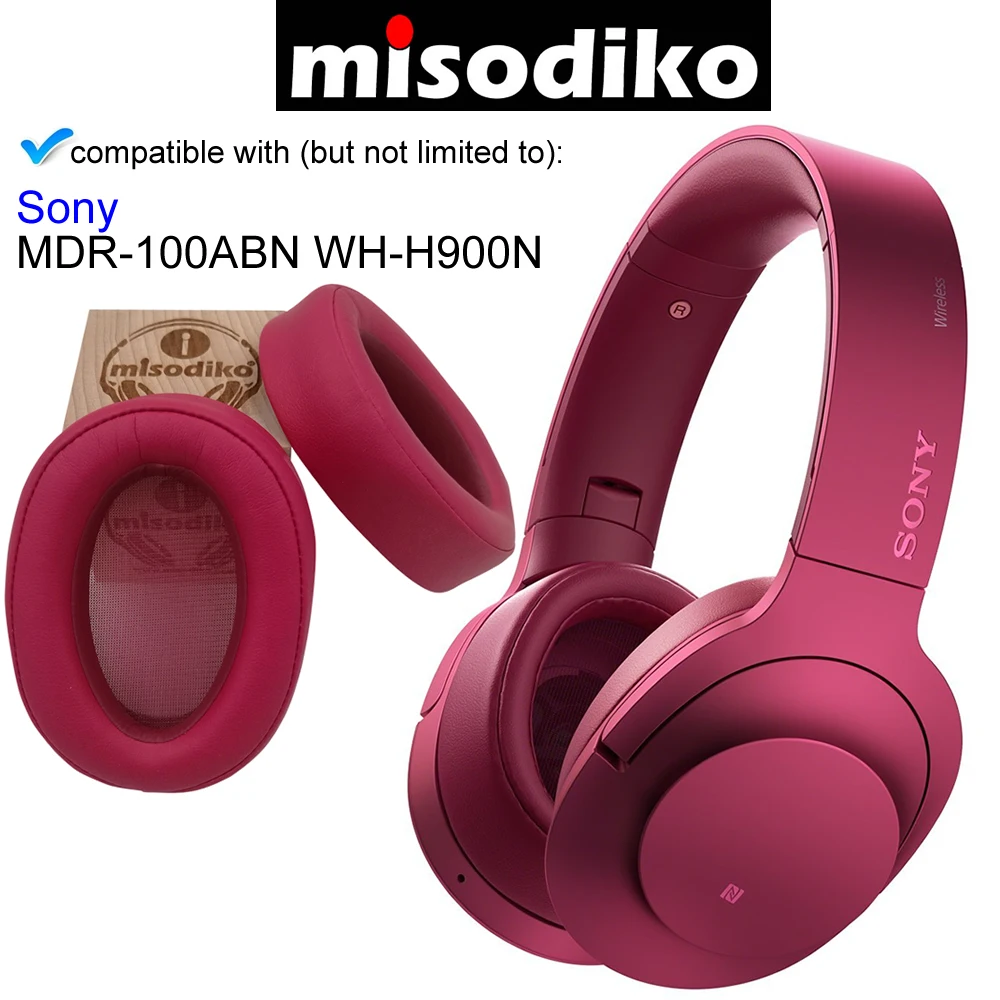 Misodiko Замена амбушюры подушки и лекарственных средств(fda для SONY h. Уха на MDR-100ABN WH-H900N WH-H900, наушники для ремонта Запчасти подушечки крышка