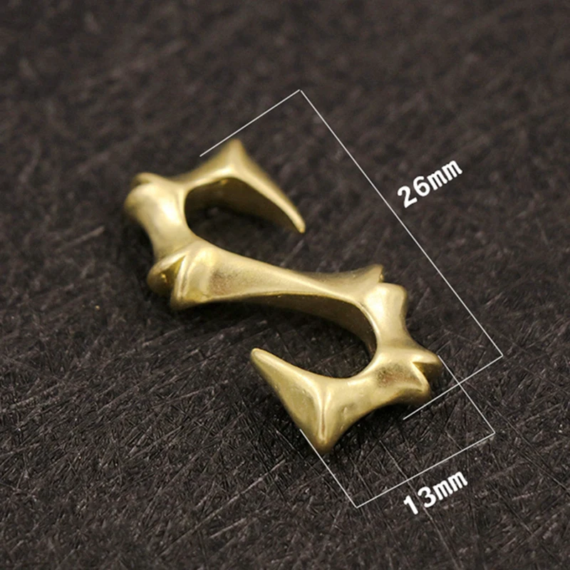 Латунь крюк Пряжка Скоба s-образный разъем для брелка сумка Паракорд с браслетом