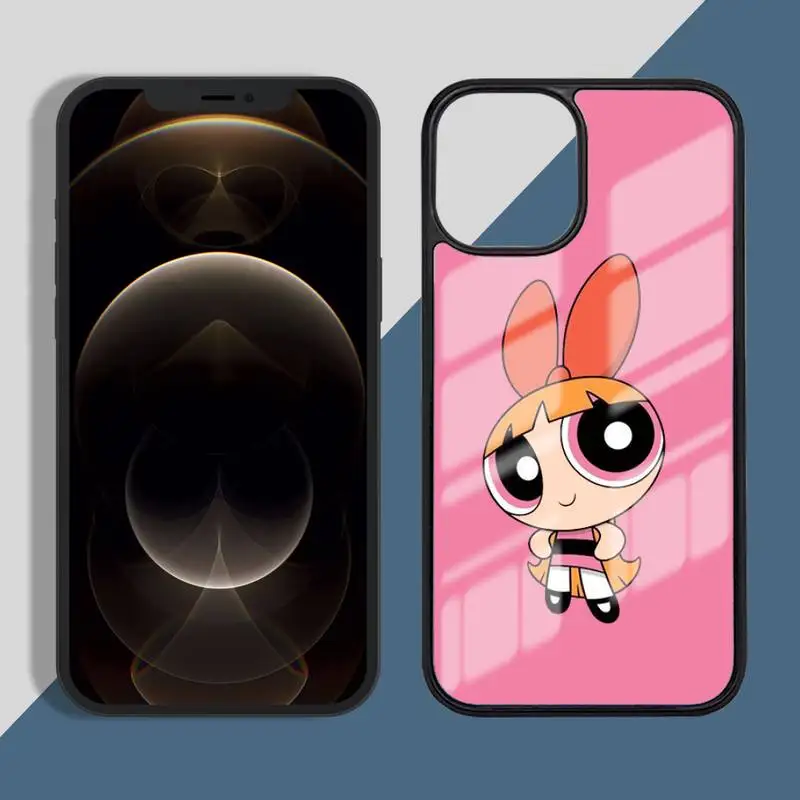 

Powerpuff Girls Phone Case PC for iPhone 11 12 pro XS MAX 8 7 6 6S Plus X 5S SE 2020 XR