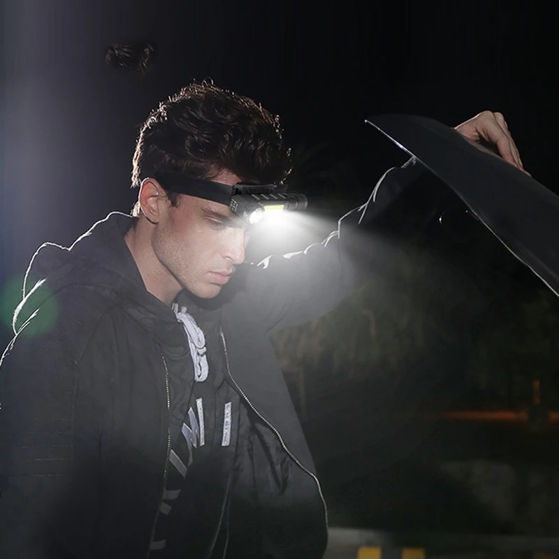 Supfire G19 светодиодная вспышка светильник Linterna фонарик + головная лампа Handfree 90