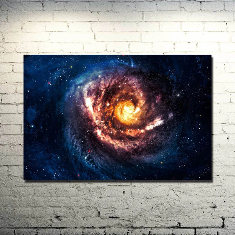 

Galaxy Space Stars Nebula Art Poster Print Universe Landscape Pictures Home Decoration
