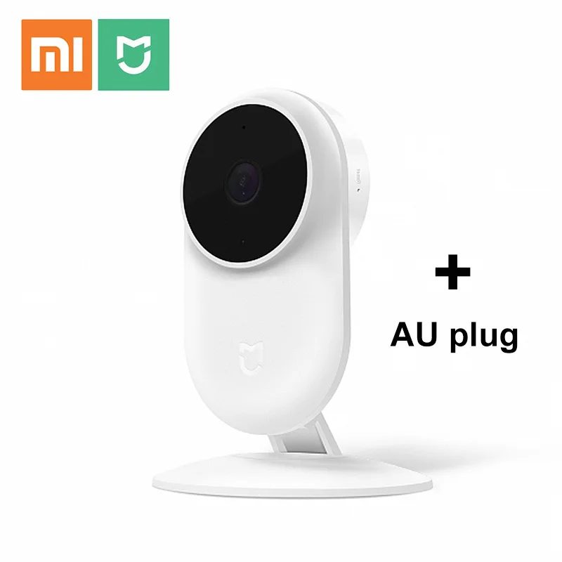 add AU plug Xiaomi Mijia 1080P умная ip-камера 130 градусов FOV ночного видения 2,4 ГГц Wifi Xioami домашний комплект монитор безопасности Детский CCTV - Цветной: add AU plug