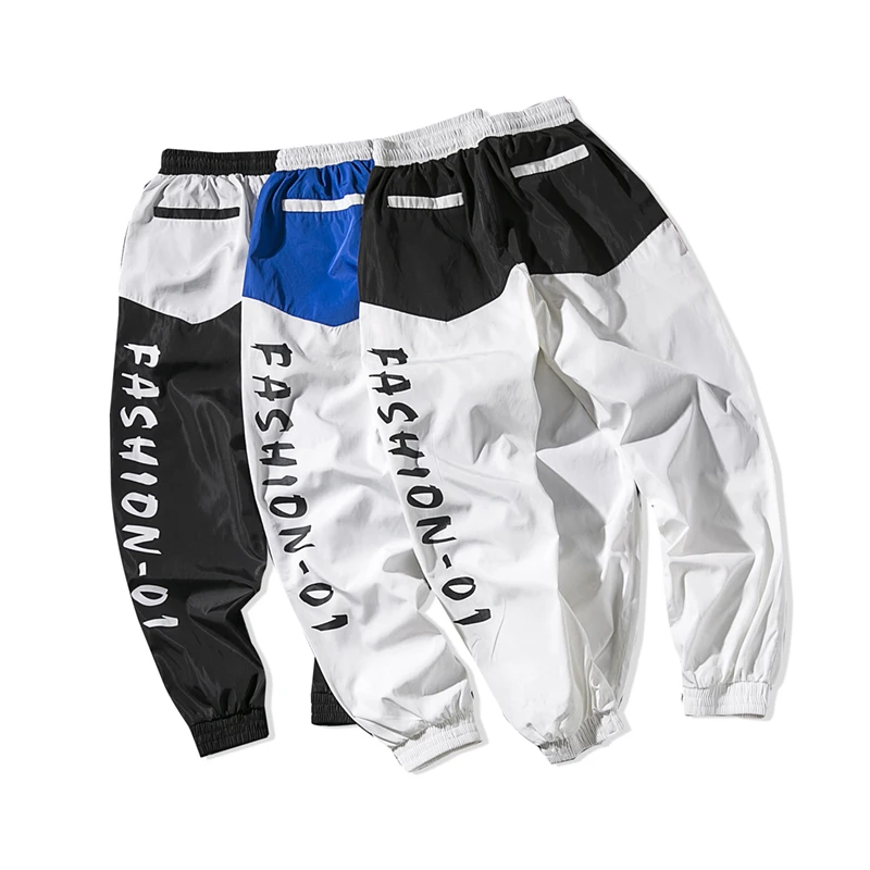 

2021 Autumn Mens Pants New Print Letter Hip Hop Trousers Joggers Men Streetwear Elastic Waist High Fashion Men's Sweatpants