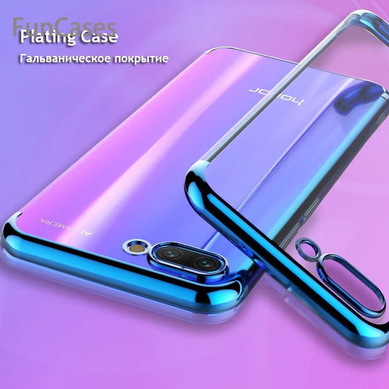 Huawei Honor 9 Lite 10 Funda Силиконовое тонкое прозрачное покрытие Мягкий ТПУ чехол huawei 8 8Pro
