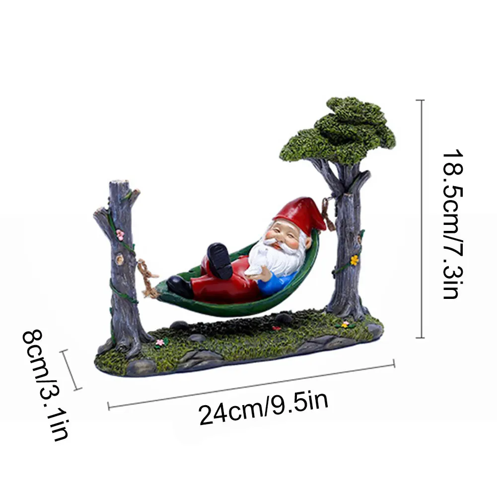 

Creative Resin Gnome Garden Statues Outdoor Gardening Dwarf Ornaments Dwarf Funny Garden Ornament Fairy Garden Decoartion