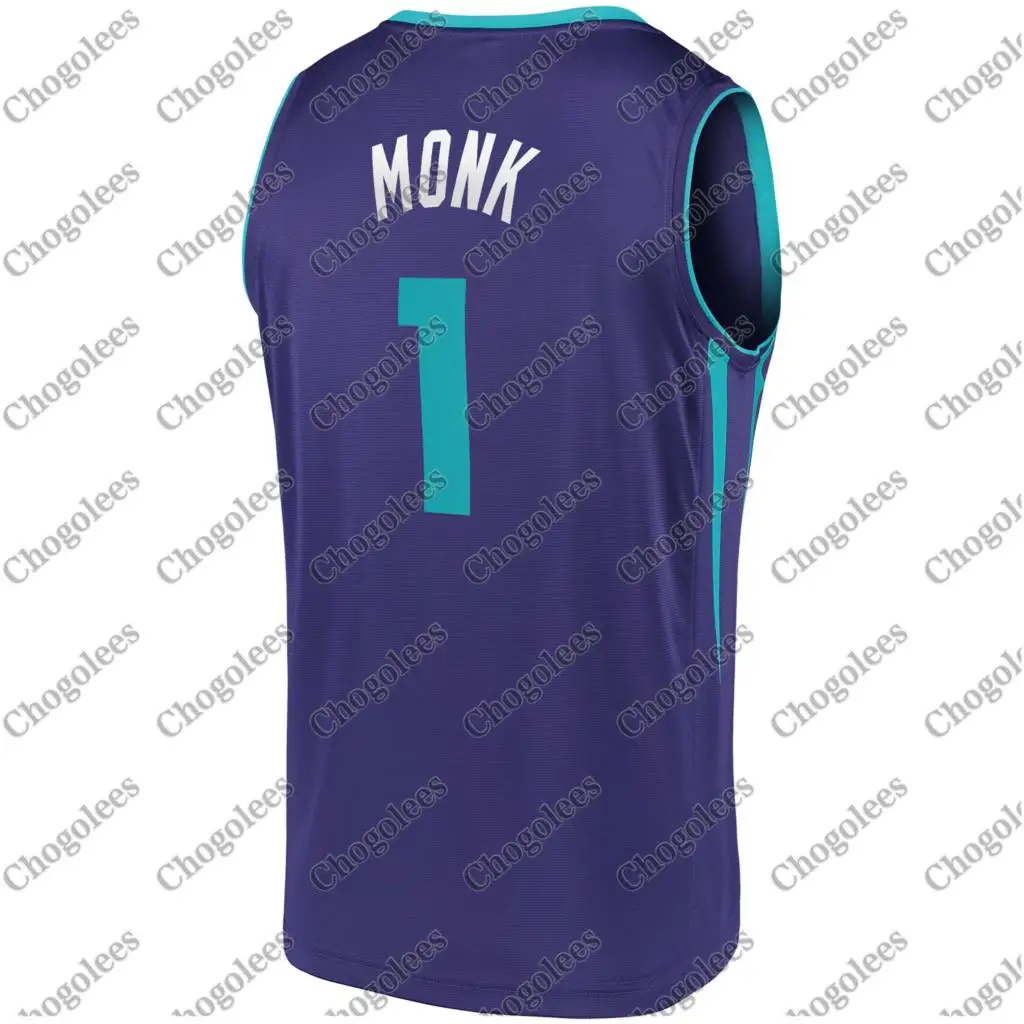 

Men Basketball Jersey Malik Monk Charlotte Fast Break Jersey Statement Edition Purple