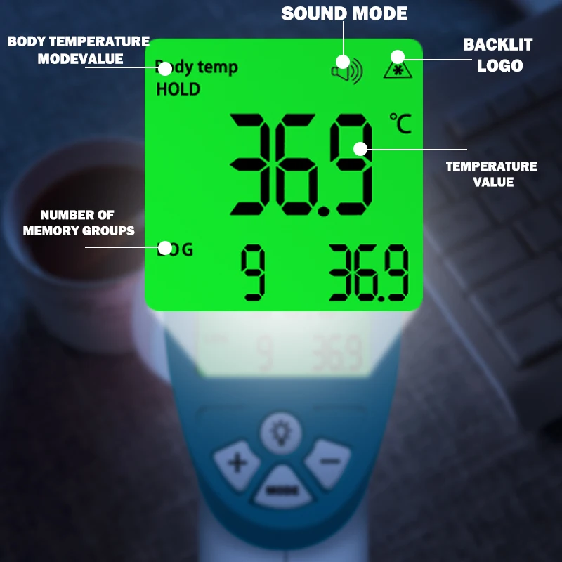 Инфракрасный радиационный термометр бесконтактный измерение температуры для