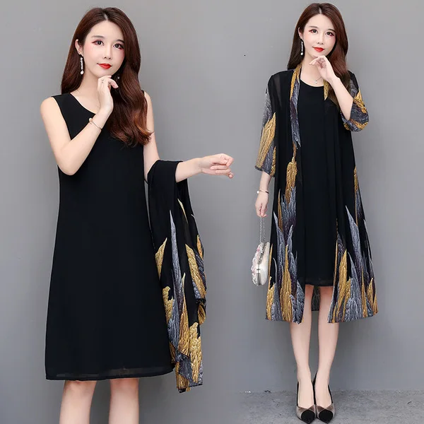 Юбочные костюмы для женщин в винтажном стиле ретро Платья Boho богемное шифоновое