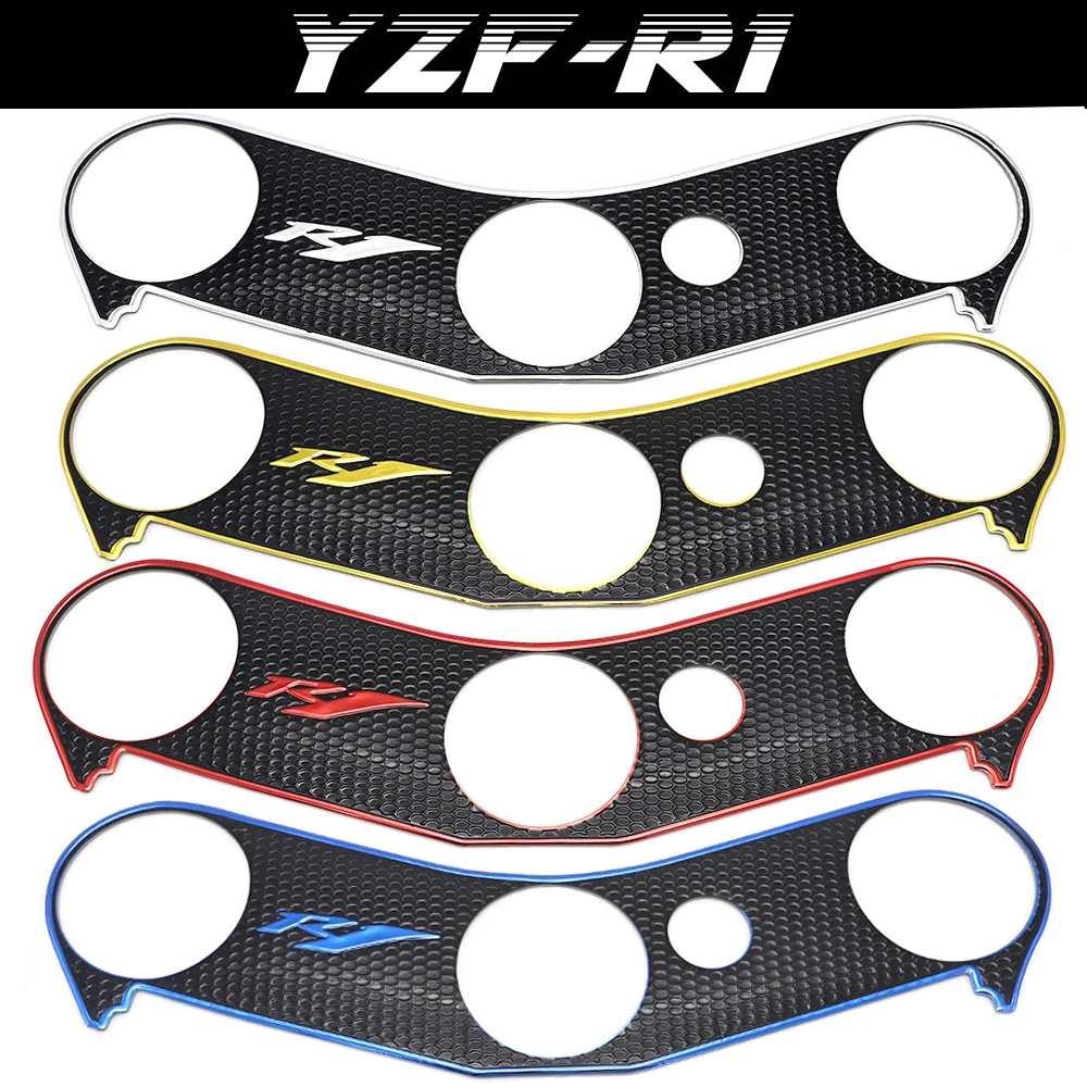 Топ тройной зажим хомут для YAMAHA YZF R1 YZF1000 YZF-R1 YZFR1 наклейки чехол накладка дерево R1000 мотоцикл 2005 - 2008