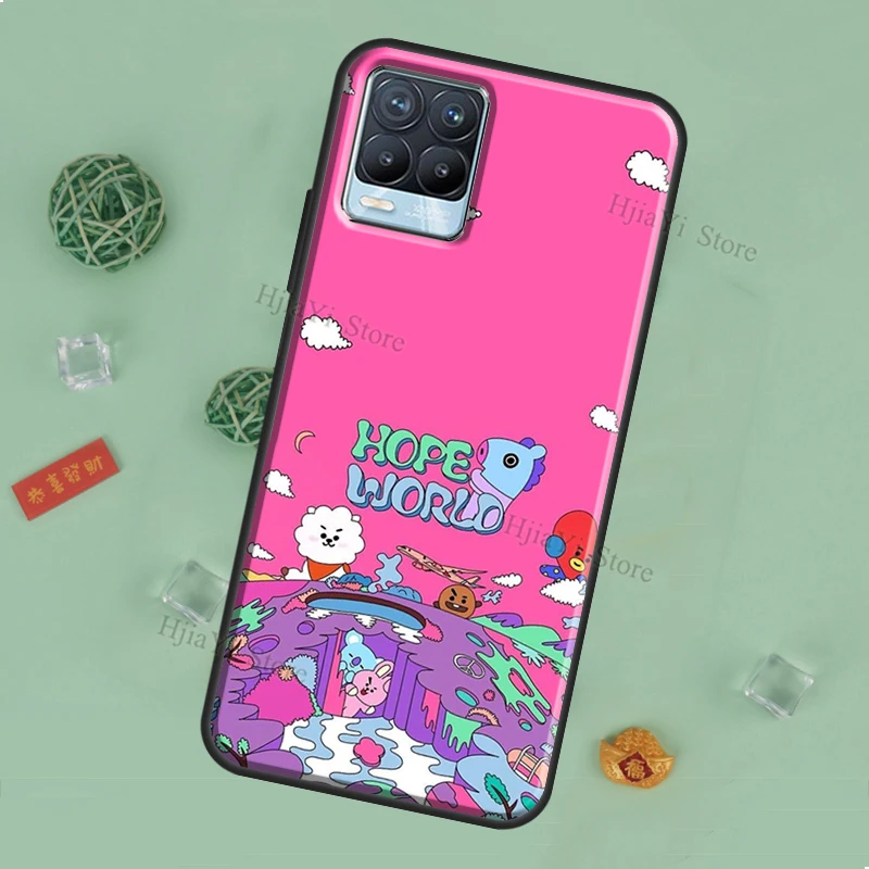 Чехол J-Hope HOPE WORLD для OPPO Realme 8 Pro C21 GT Neo2 Master 8i 9i чехол OnePlus 9 10 8T Nord2 9R | Мобильные
