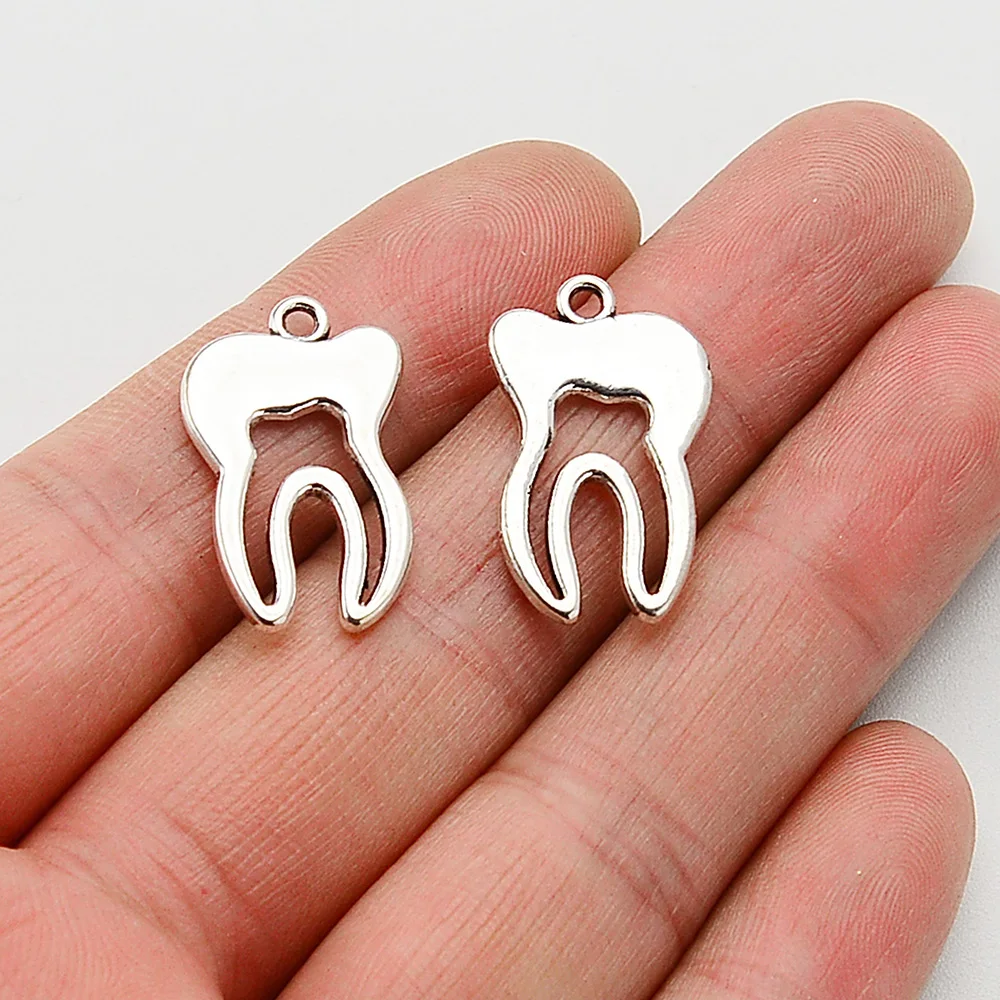 15pcs/lot--15x24mm,Tooth fairy child growing up chams, Antique silver plated Tooth Fairy Charms,DIY supplies,Jewelry accessories